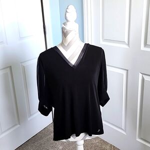 Calvin Klein Black V neck